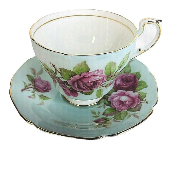 PARAGON Other - Paragon Tea Cup & Saucer Bone China Cabbage Rose